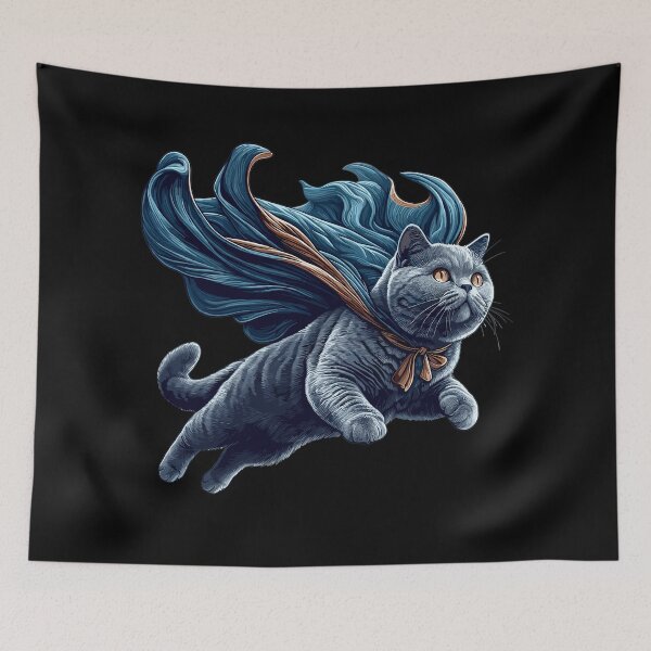Item preview, Super cat BKH Blue gift designed and sold by Pineapple-Tree.