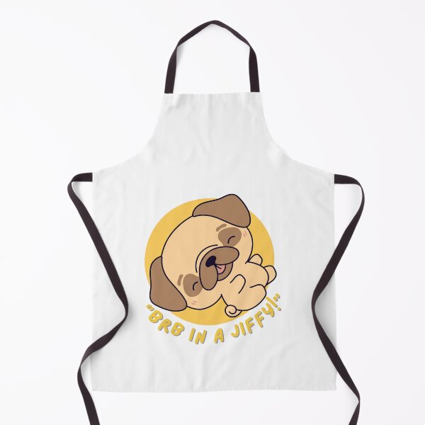 Item preview, Dog saying BRB in a jiffy! ,brafdesign designed and sold by Brafdesign.