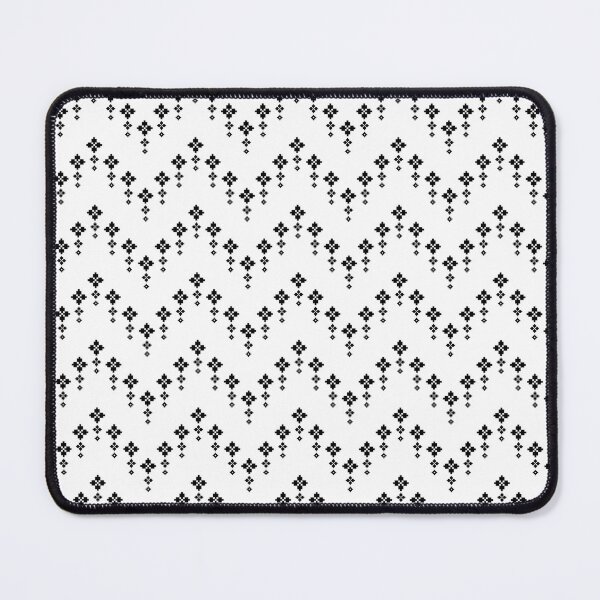 Item preview, Black and white vintage cross stitch traditional ethnic pattern. designed and sold by Horizonie.
