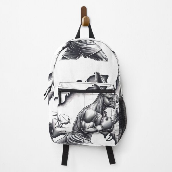 Item preview, boxing kangaroo Australia Black and white  designed and sold by Martial-Art-23.