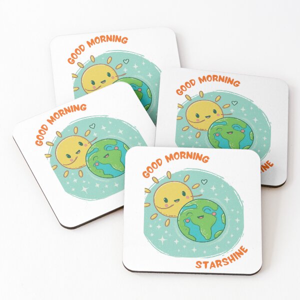 Item preview, Good Morning Starshine Cute Delightful Digital Art designed and sold by RedOrBlueIts4U.