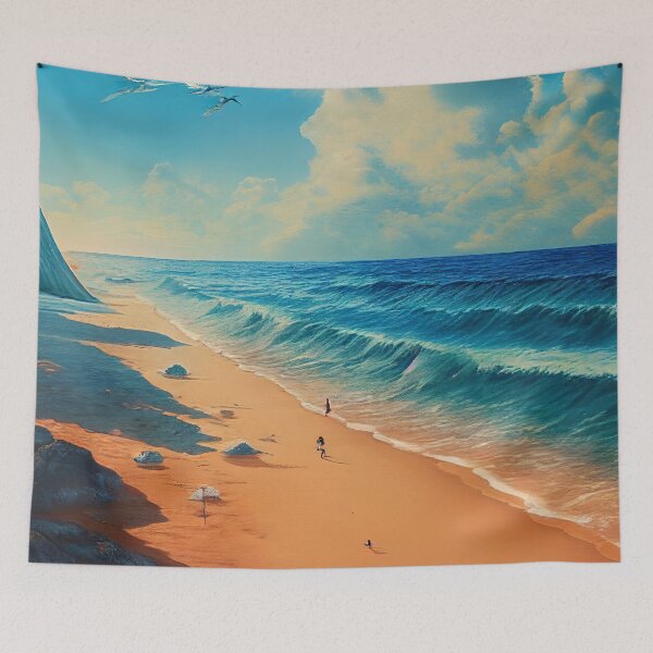 Item preview, Beach Sea Waves - Ocean Vacation designed and sold by FlowersColorful.