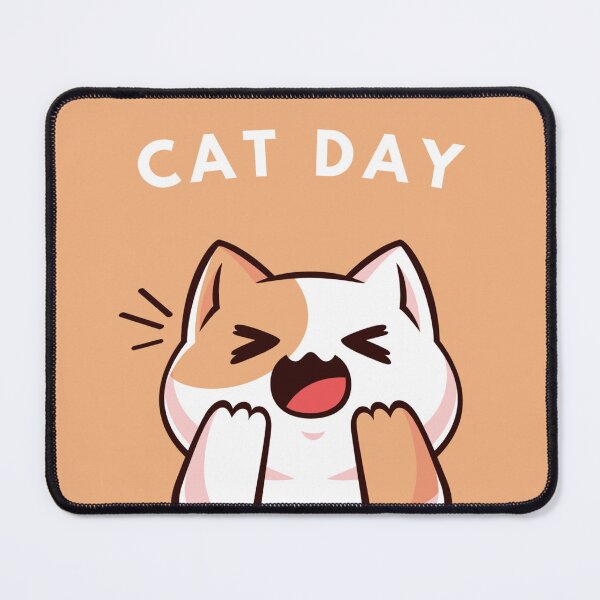Item preview, Cute Cat Day Artwork designed and sold by Carolina Shamel.