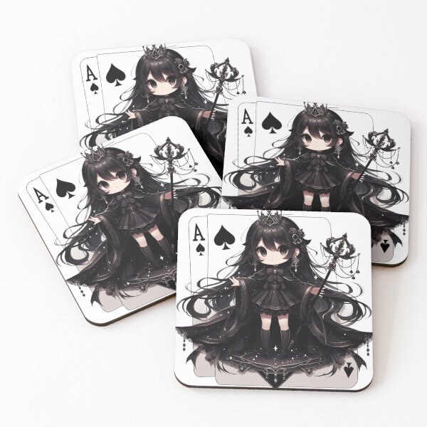 Item preview, Ace Of Spades Kawaii Girl designed and sold by Palmyr.