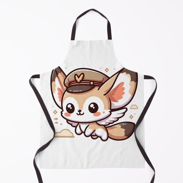 Item preview, Kawaii Fennec With Aviator Hat designed and sold by CanvasCutie.