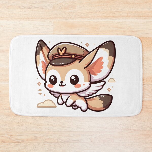 Item preview, Kawaii Fennec With Aviator Hat designed and sold by CanvasCutie.