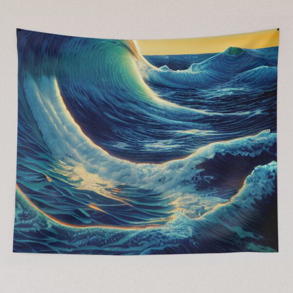 Item preview, Beach Sea Waves - Ocean Vacation designed and sold by FlowersColorful.