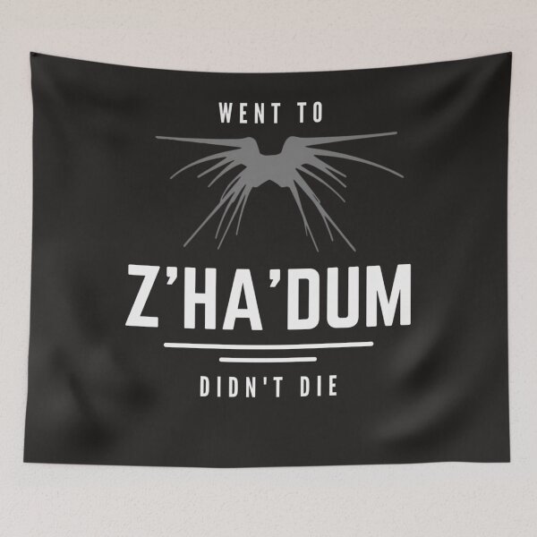 Item preview, Went To Z'Ha'Dum - Didn'T Die - Shadow Ship - Black - Sci-Fi designed and sold by HINEKAHL.
