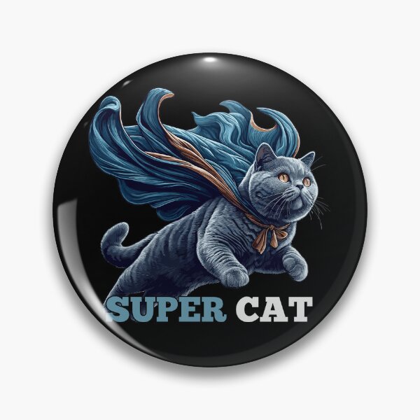 Item preview, Super cat BKH Blue gift designed and sold by Pineapple-Tree.