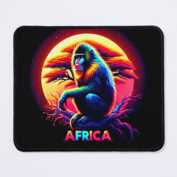 Item preview, Africa Mandrill Monkey designed and sold by NEUMANN ArtWear Boutique.