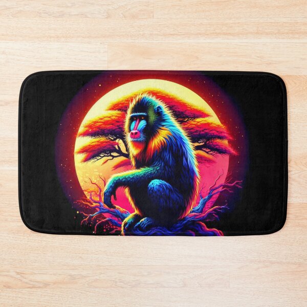 Item preview, Africa Mandrill Monkey designed and sold by NEUMANN ArtWear Boutique.