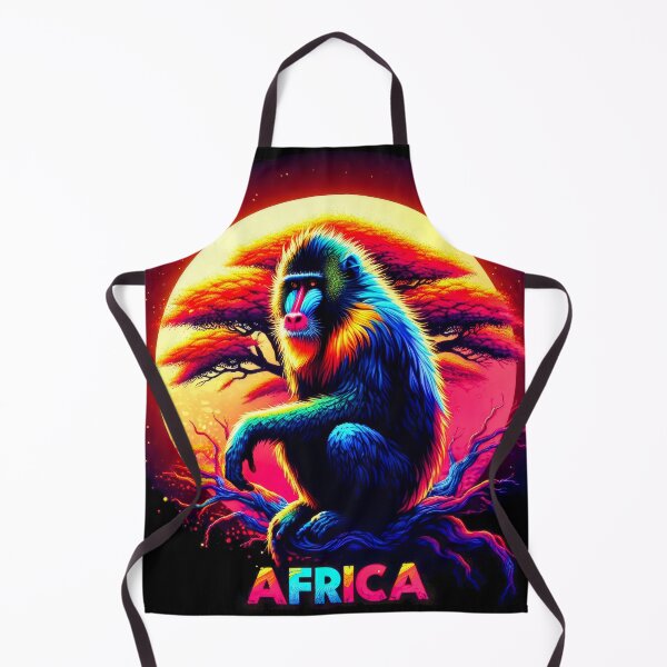 Item preview, Africa Mandrill Monkey designed and sold by NEUMANN ArtWear Boutique.
