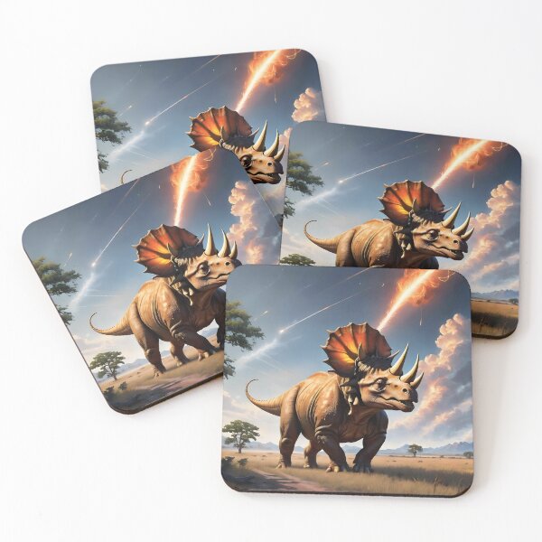 Item preview, Triceratops under Meteor Rain designed and sold by Marcicev-Bojan.