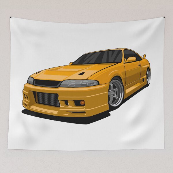 Item preview, Nissan GTR33 car vector illustration designed and sold by wisnubayuaji.
