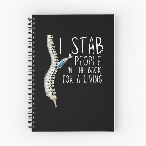 Item preview, I Stab People for a Living CRNA Anesthesia Design designed and sold by Buckanesthesia.