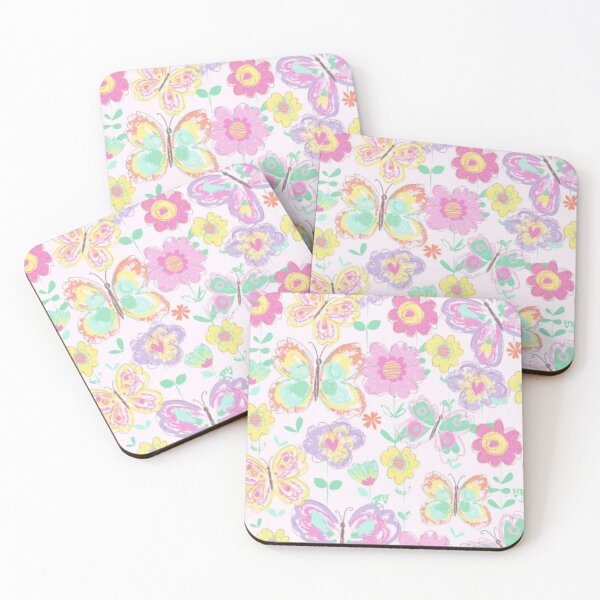 Item preview, Colorful flowers & butterflies designed and sold by Ghada Nasif.