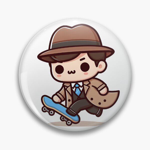 Item preview, Kawaii Detective: Skateboard designed and sold by CanvasCutie.