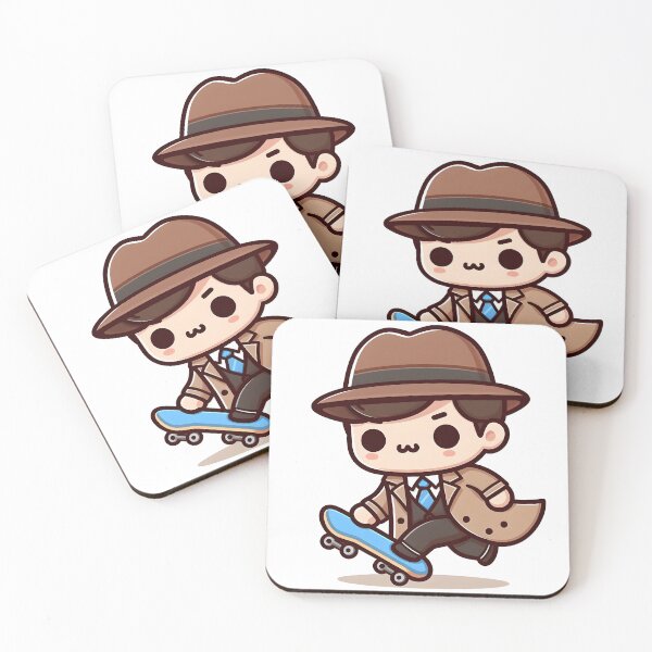 Item preview, Kawaii Detective: Skateboard designed and sold by CanvasCutie.