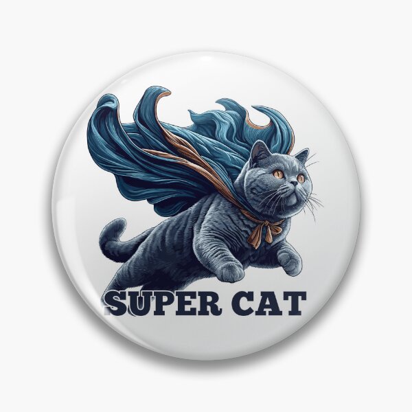 Item preview, Super cat BKH Blue gift designed and sold by Pineapple-Tree.