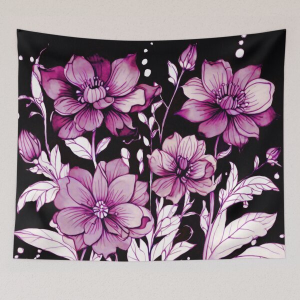 Item preview, Dahlia pink designed and sold by Flowersonstuff.