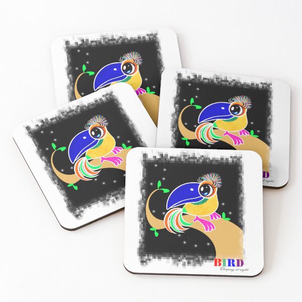 Item preview, Bird Chirping at Night designed and sold by Shirley cute art .