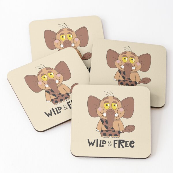 Item preview, The Cute Kawaii Wild and Funny Adventures of the Woolly Mammoth: A Prehistoric Tale of Nature, Extinction, and Cavemen designed and sold by artworkathome.