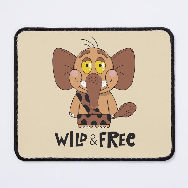 Item preview, The Cute Kawaii Wild and Funny Adventures of the Woolly Mammoth: A Prehistoric Tale of Nature, Extinction, and Cavemen designed and sold by artworkathome.