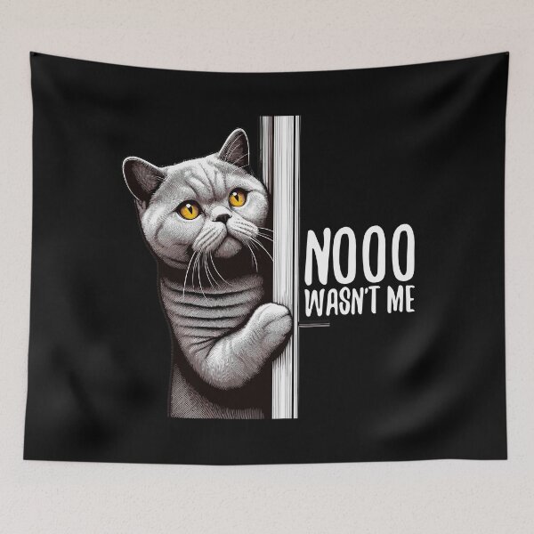 Item preview, No I wasn't BKH Blue cat gift designed and sold by Pineapple-Tree.