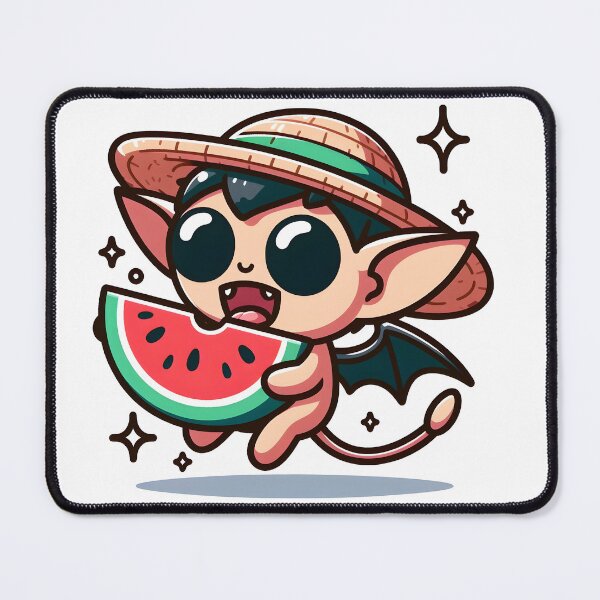 Item preview, Kawaii Dynamic Imp With Sun Hat designed and sold by CanvasCutie.