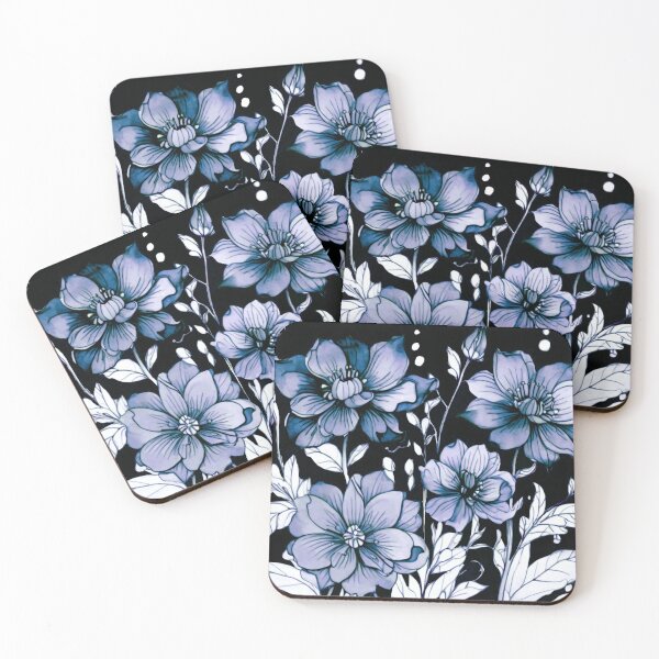 Item preview, Dahlia blue designed and sold by Flowersonstuff.