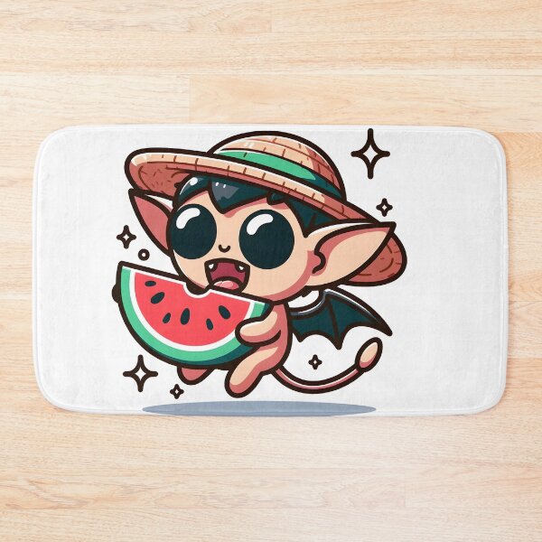 Item preview, Kawaii Dynamic Imp With Sun Hat designed and sold by CanvasCutie.