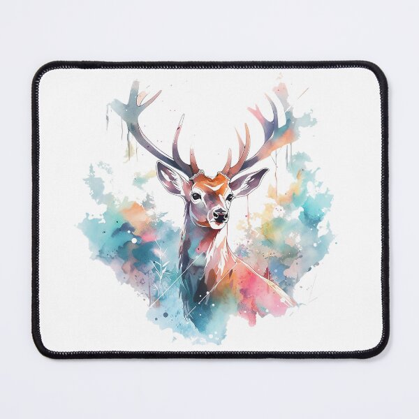 Item preview, watercolor deer designed and sold by maniabx.