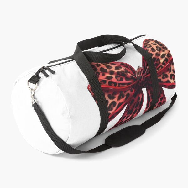 Item preview, Aesthetic Cute Red Leopard Print Bow designed and sold by DigitalLegends1.