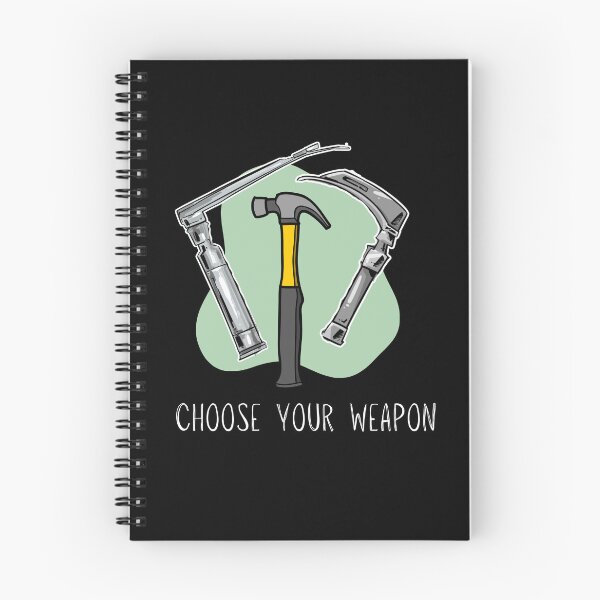 Item preview, Choose Your Weapon Funny CRNA Anesthesia Design designed and sold by Buckanesthesia.