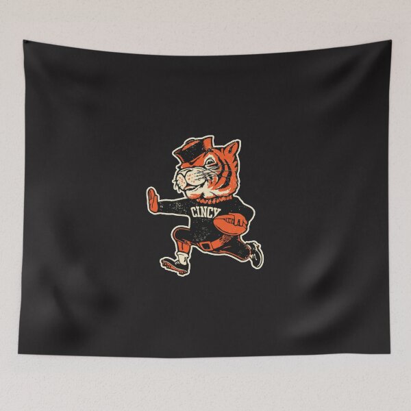 Item preview, Bengals Reimagined Vintage Fighting Mascot   designed and sold by NicoTreute.