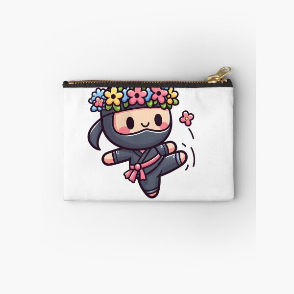 Item preview, Kawaii Ninja With Flower Crown designed and sold by CanvasCutie.