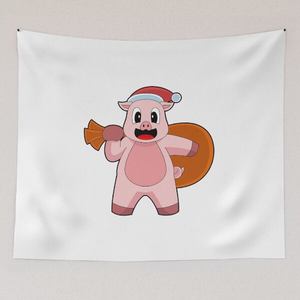 Item preview, Pig Christmas Sack designed and sold by Snabdesign84.