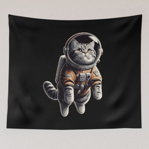 Item preview, Astronaut BKH tabby gift designed and sold by Pineapple-Tree.