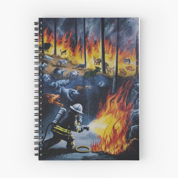 Item preview, Firefighter Stencil Graffiti designed and sold by Bomax121.