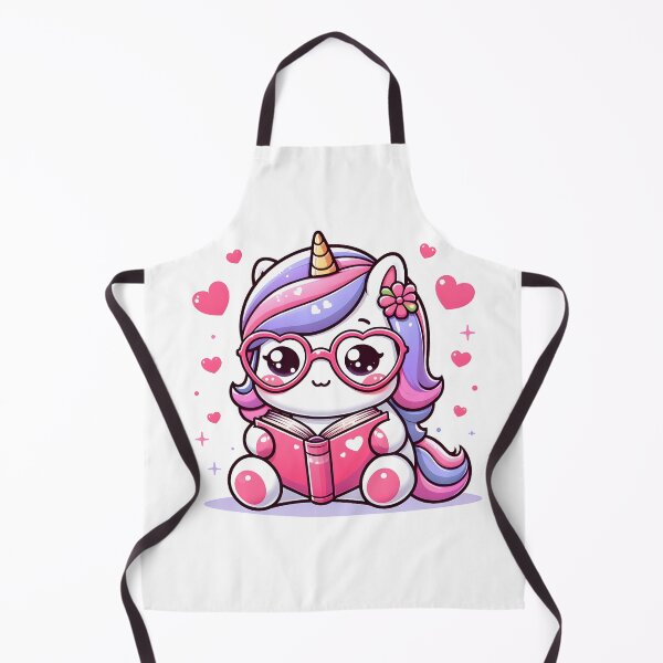Item preview, Kawaii Adorable Unicorn: Glasses With Hearts On The Frames designed and sold by CanvasCutie.