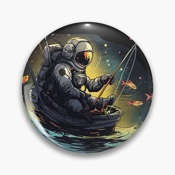 Item preview, astronaut fishing designed and sold by maniabx.