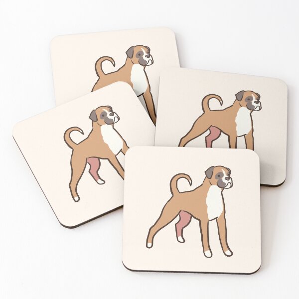 Item preview, Cute boxer dog illustration  designed and sold by Mayarart.