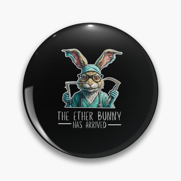 Item preview, Ether Bunny Easter Bunny Anesthesiologist Funny CRNA Anesthesia Design designed and sold by Buckanesthesia.