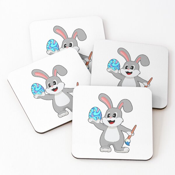 Aperçu de l'œuvre Rabbit Easter Easter egg Painting créée et vendue par Snabdesign84.