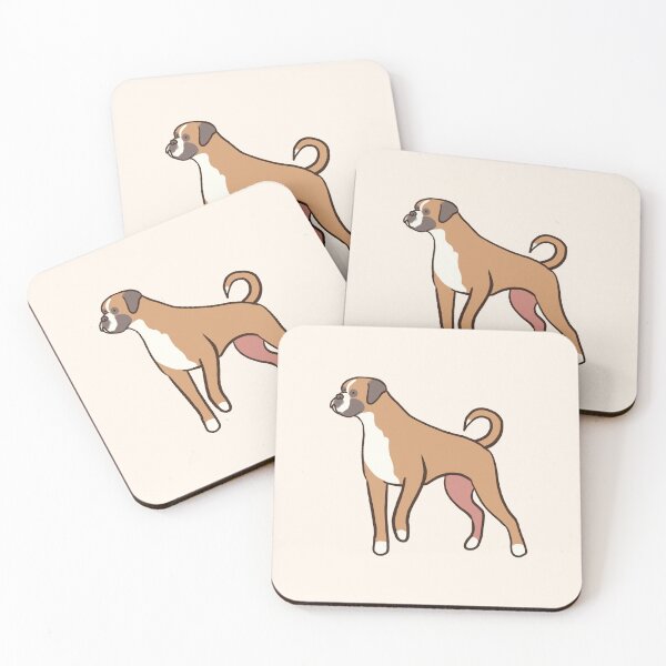 Item preview, Cute boxer dog illustration  designed and sold by Mayarart.