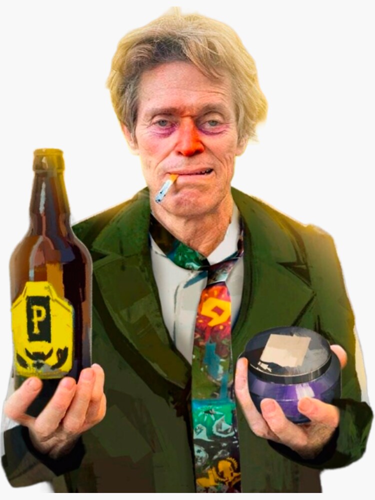 Thumbnail 3 of 3, Sticker, William Dafoe Disco Elysium designed and sold by Frogus.