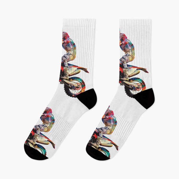 Item preview, Motocross rider performing jump geometric patterns  Active Outdoors Inspired Art designed and sold by CDC40.