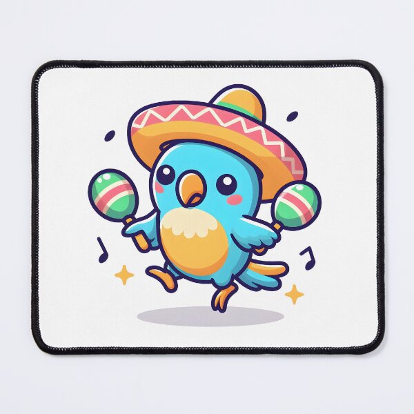 Item preview, Kawaii Parrot With Sombrero designed and sold by CanvasCutie.