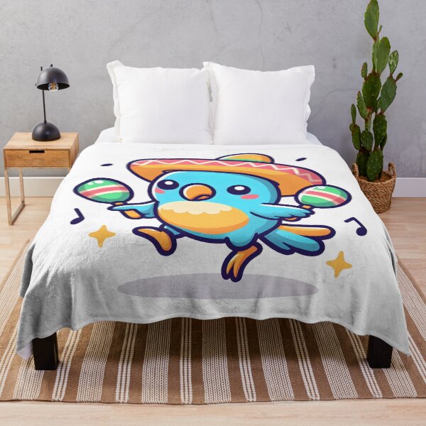 Item preview, Kawaii Parrot With Sombrero designed and sold by CanvasCutie.