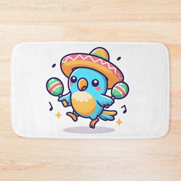 Item preview, Kawaii Parrot With Sombrero designed and sold by CanvasCutie.